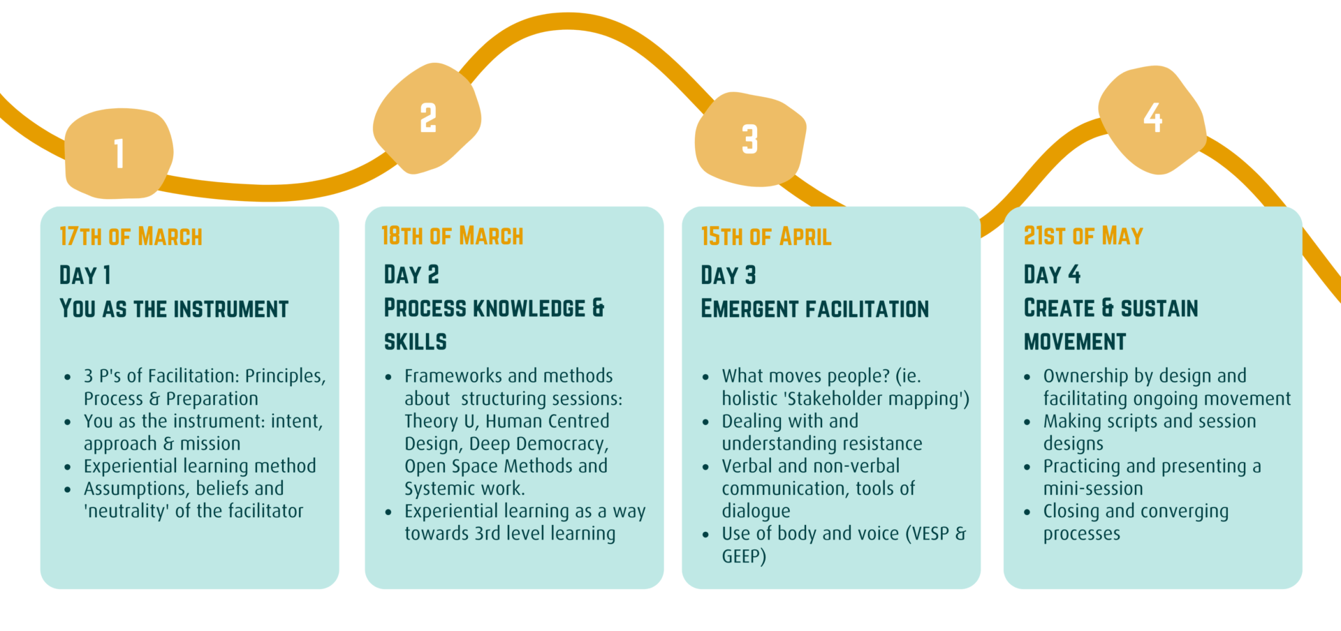 program set up art of facilitating